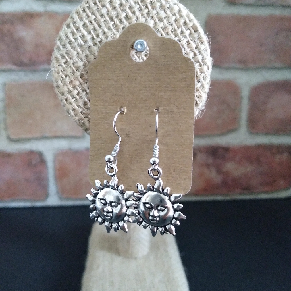 Sun Face Earrings